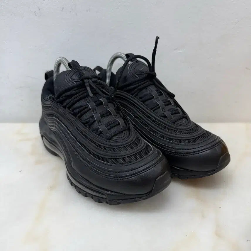 [BUNJANG] Nike Air Max 97 All Black Sneakers / (245)나이키 운동화 에어맥스97 올블랙