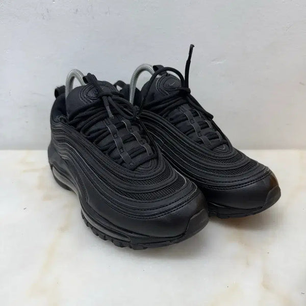 [BUNJANG] Nike Air Max 97 All Black Sneakers / (245)나이키 운동화 에어맥스97 올블랙