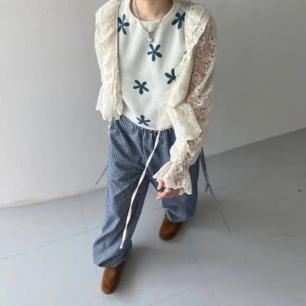 [BUNJANG] KimAhop Blossom Halter Knit / 김아홉 blossom halter knit