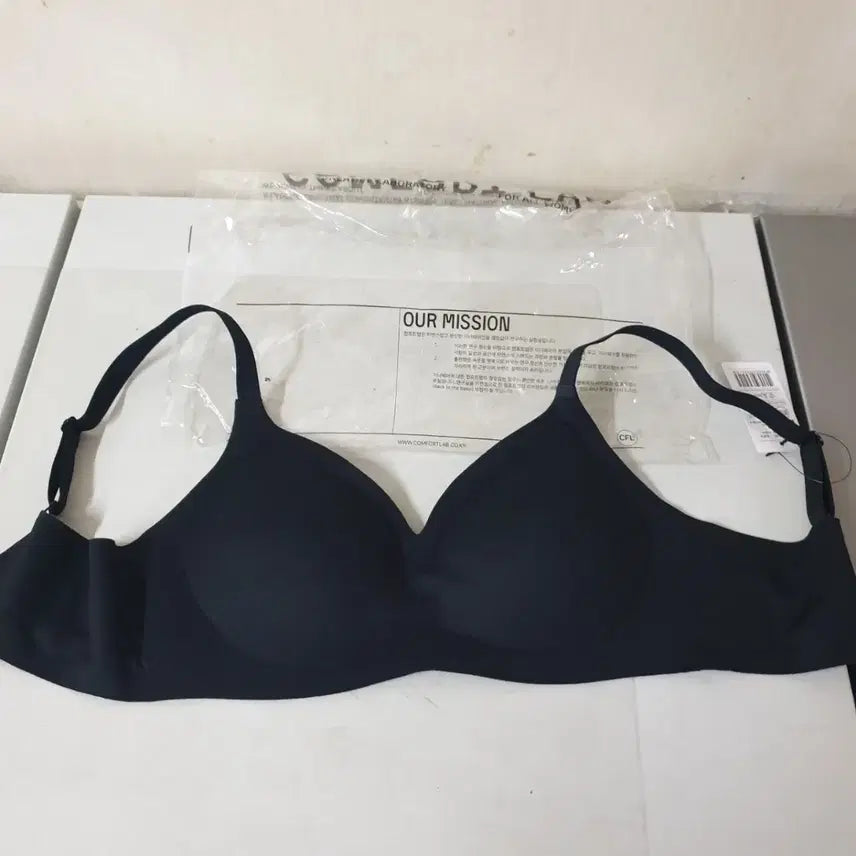 [BUNJANG] ComfortLab Black Wire-Free Bra (Size 66) / 컴포트랩 블랙 브라66 노와이어브라66