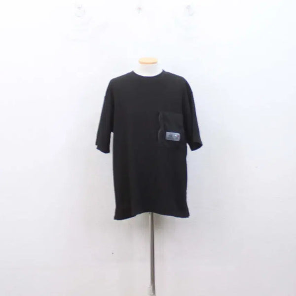 [BUNJANG] Tommy Jeans Men's Waffle Knit Oversized T-Shirt Black M / [정품] 타미진(Tommy Jeans) 남성 라운드티 오버핏 M 정인샵