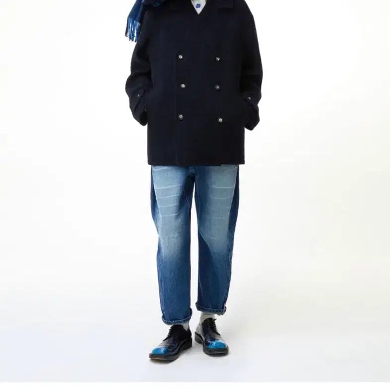 [BUNJANG] Ader Error 24FW Half Coat Navy XL / 아더에러 24fw 하프코트 product. 30 네이비 XL