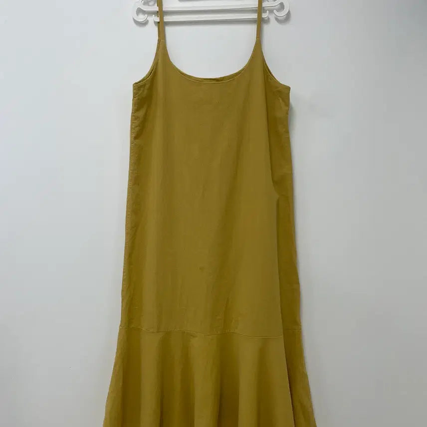 [BUNJANG] B'BOP STUDIO Ruffle Long Dress FREE Mustard / B'BOP STUDIO 프릴 롱원피스 FREE