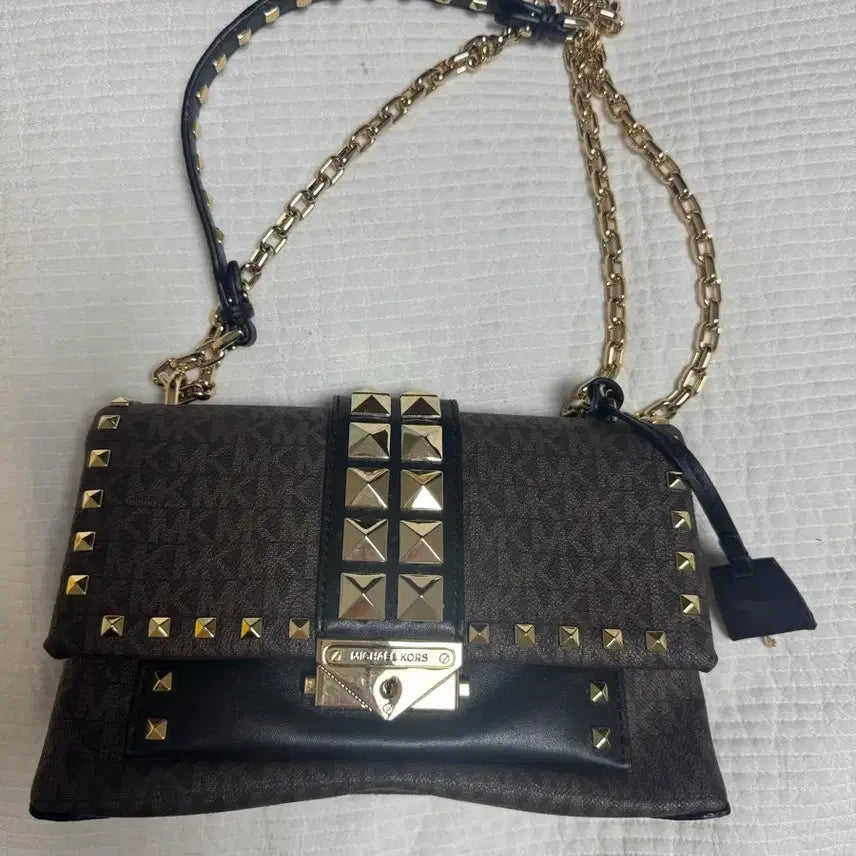 [BUNJANG] Michael Kors Studded Chain Crossbody Bag / 상태최상 마이클코어스 가방