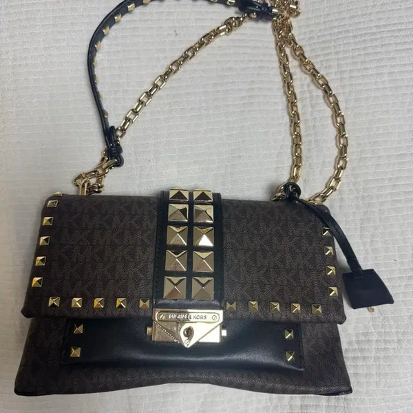 [BUNJANG] Michael Kors Studded Chain Crossbody Bag / 상태최상 마이클코어스 가방