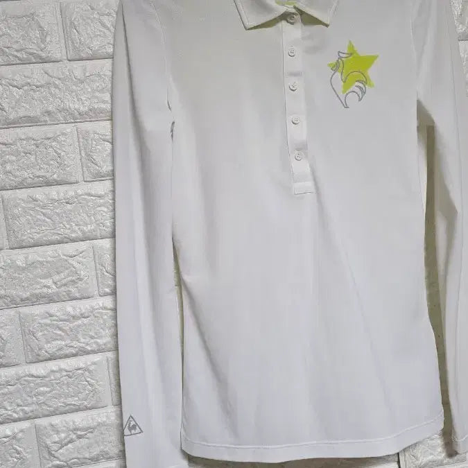 [BUNJANG] Le Coq Sportif Golf Sportive Long Sleeve Polo Shirt White / 르꼬끄 골프  스포르티브 긴팔 카라티 화이트