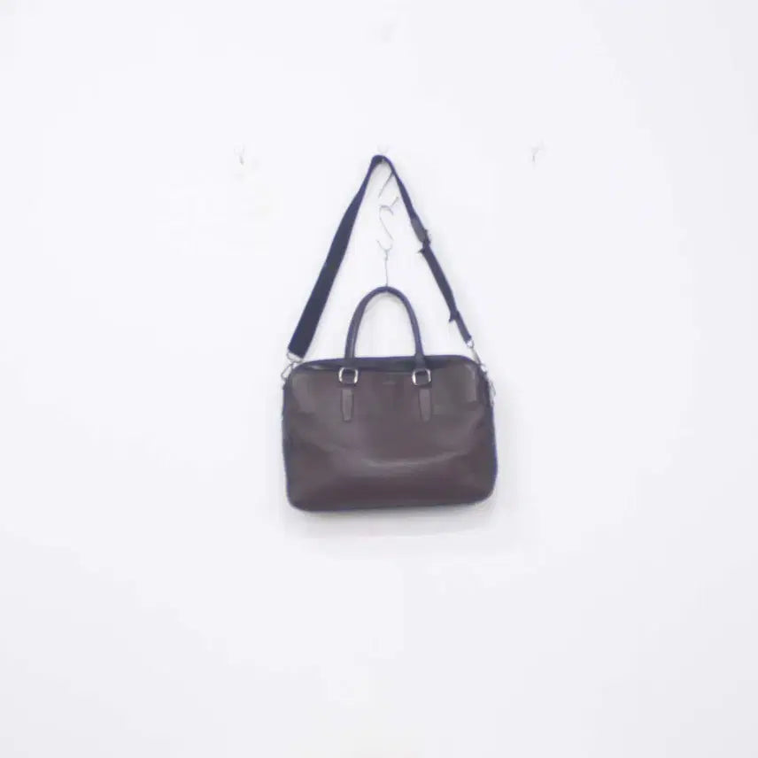 [BUNJANG] Hazzys Men's Leather Briefcase Tote Bag Crossbody Bag / [정품] 헤지스(HAZZYS) 남성 서류가방 토트백 겸 크로스백 정인샵