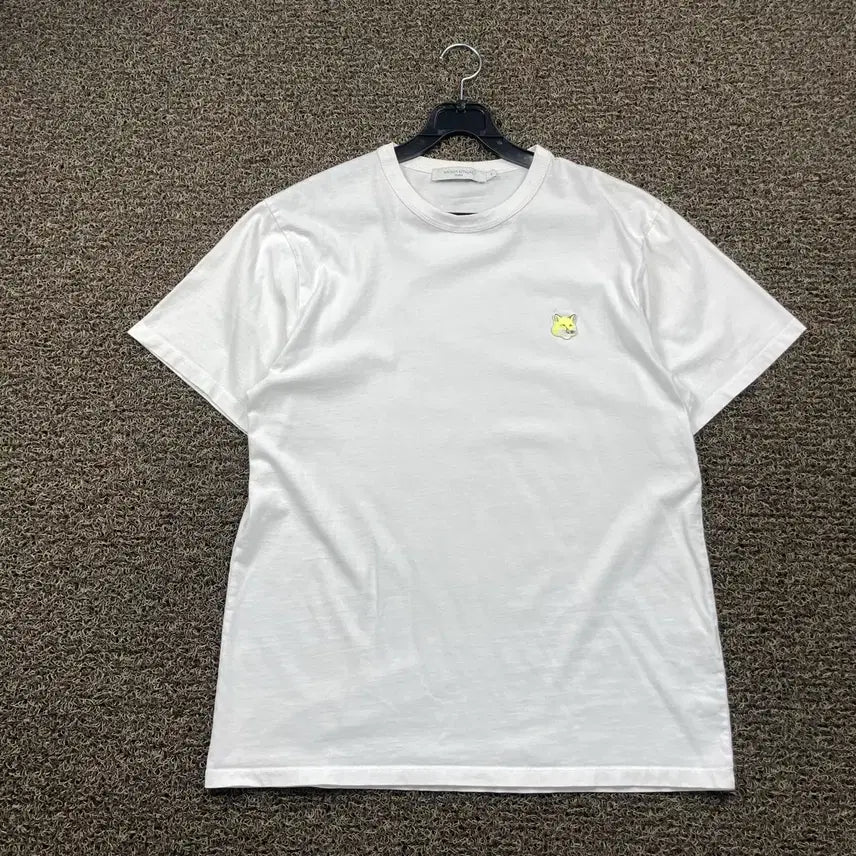 [BUNJANG] Maison Kitsuné Fox Head White Short-Sleeve T-Shirt / 메종키츠네 폭스헤드 화이트 반팔 티셔츠