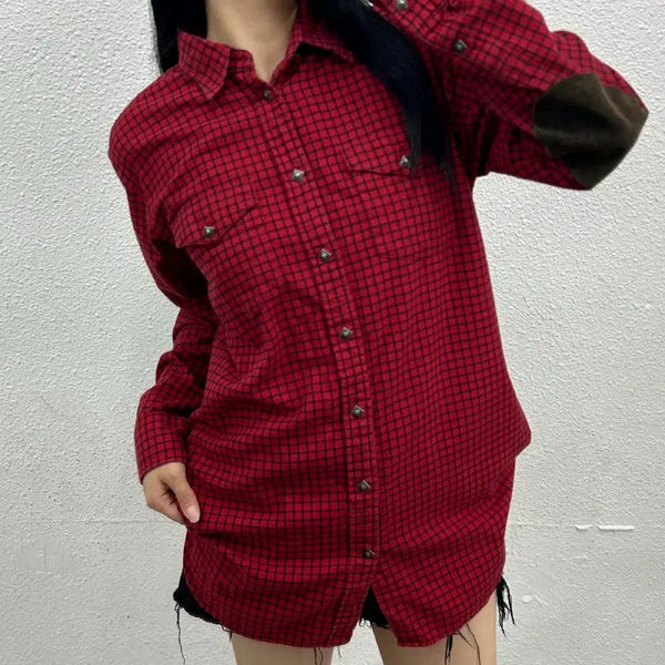 [BUNJANG] Polo Ralph Lauren Western Red Check Shirt / 폴로 랄프로렌 웨스턴무드 레드체크 셔츠 10