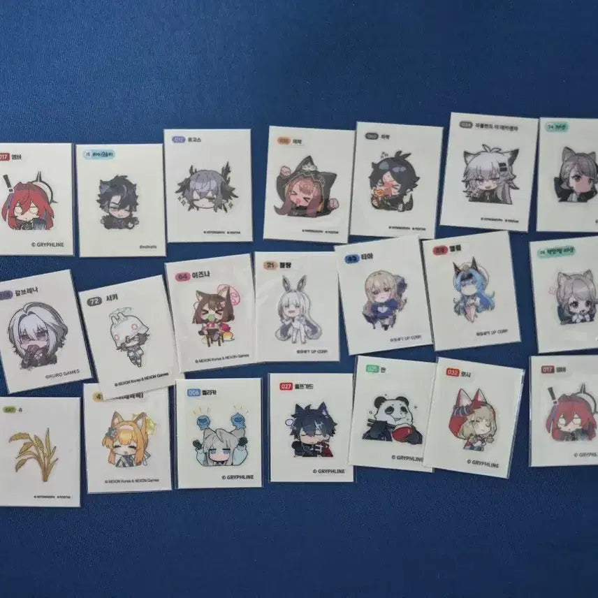 [BUNJANG] Game Collectible Stickers Bundle Set / 게임 띠부씰 일괄 판매