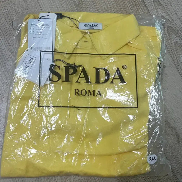 [BUNJANG] SPADA ROMA Yellow Shirt XXL / SPADA ROMA 셔츠 옐로우 XXL