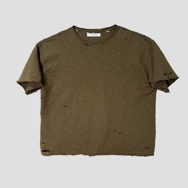 [BUNJANG] Nonnode Slub Vintage T-Shirt / 논노드 슬럽 빈티지 티셔츠