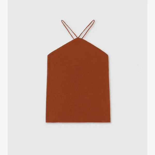 [BUNJANG] Urbanic30 Bare Halter Knit Brick (M) / 얼바닉 Urbanic30 Bare Halter 니트 브릭 새상품