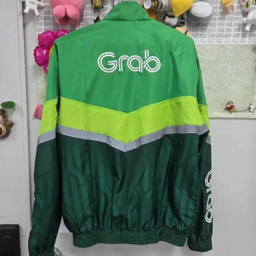 [BUNJANG] GRAB New Model Windbreaker Jumper Green / 그랩 신형 바람막이 점퍼 그린