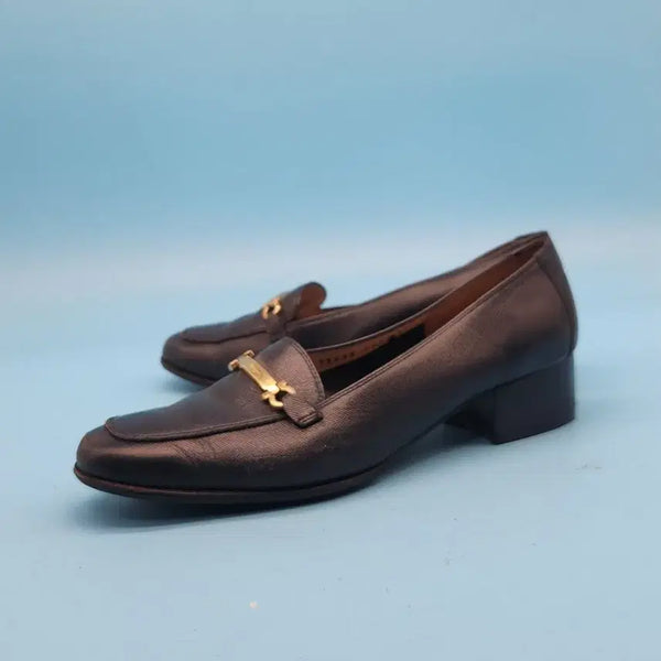 [BUNJANG] Salvatore Ferragamo Gancini Women's Loafers / l 페라가모 간치니 여성 로퍼 235 굽4
