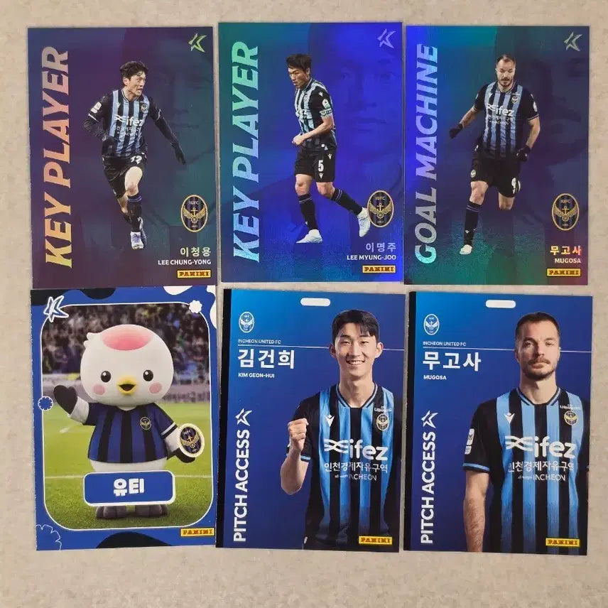 [BUNJANG] Panini 2026 Incheon United Bundle Set Cards / 2026 파니니 인천 유나이티드 카드 일괄