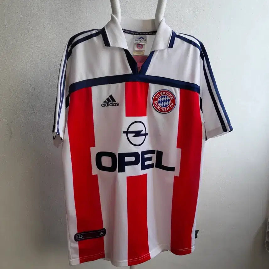 [BUNJANG] Bayern Munich 2000-01 Away Jersey - Adidas Opel Sponsor / 00-01s 아디다스 바이에르 뮌헨 어웨이 져지