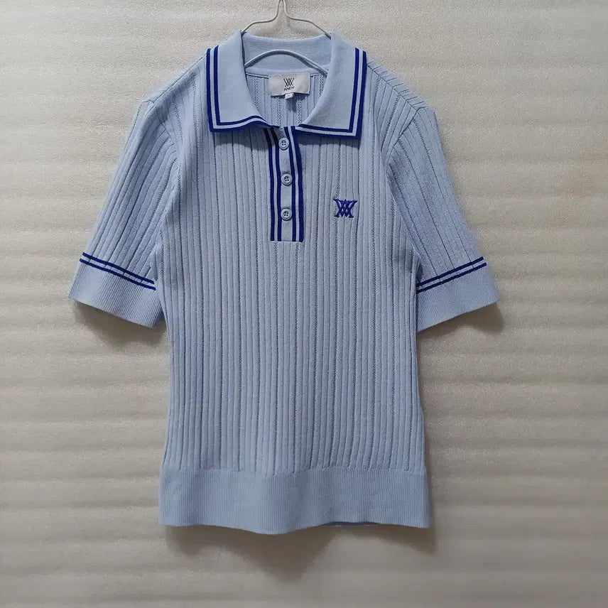 [BUNJANG] Women's Golf Summer Knit Short Sleeve Polo T-Shirt (Size S) / 매장판 골프 여름 니트 카라 반팔 티 여성 S 훌륭 사랑봉봉