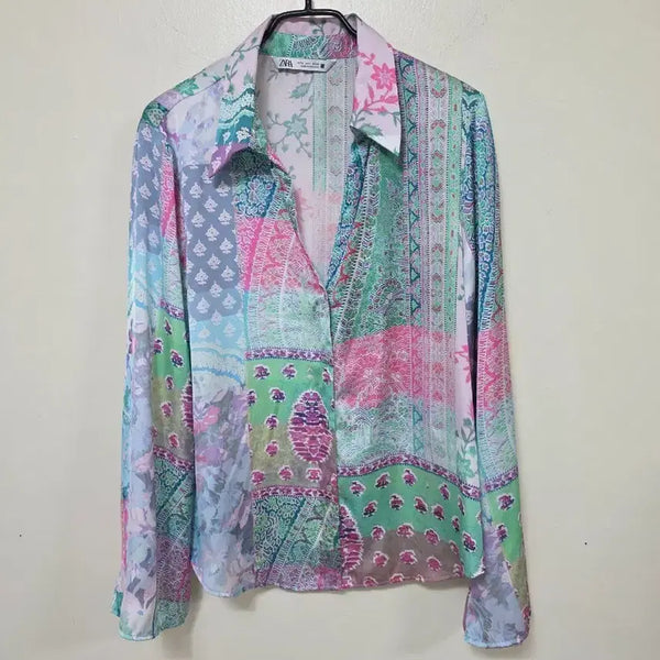 [BUNJANG] Zara Pattern Shirt / 자라 셔츠 패턴 셔츠.260707