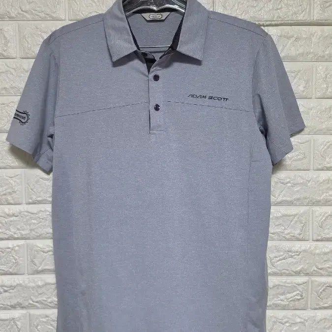 [BUNJANG] Adam Scott Men's Short Sleeve Polo Shirt (Size 100) / 아담 스코트 반팔 카라기능성티셔츠 100