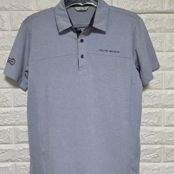 [BUNJANG] Adam Scott Men's Short Sleeve Polo Shirt (Size 100) / 아담 스코트 반팔 카라기능성티셔츠 100