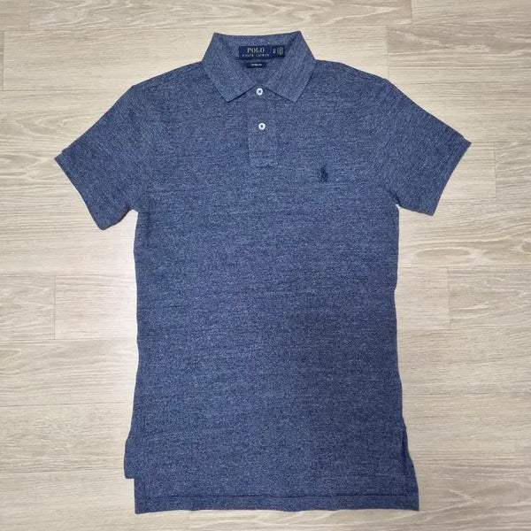 [BUNJANG] Polo Ralph Lauren Men's Short Sleeve Polo Shirt Melange Blue S / 폴로 랄프로렌 반팔 카라티 멜란지블루S