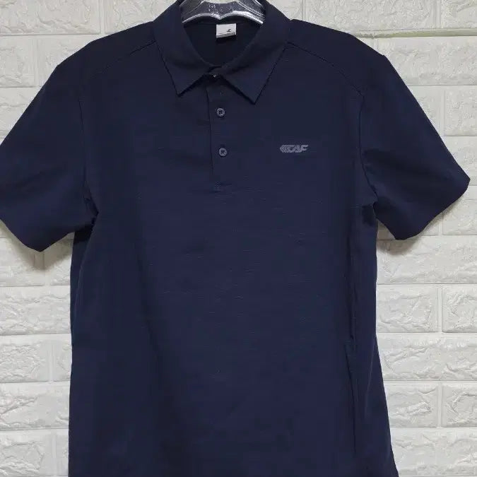 [BUNJANG] CAF Short Sleeve Polo Shirt Navy 100 / CAF 정품반팔 카라티 네이비100