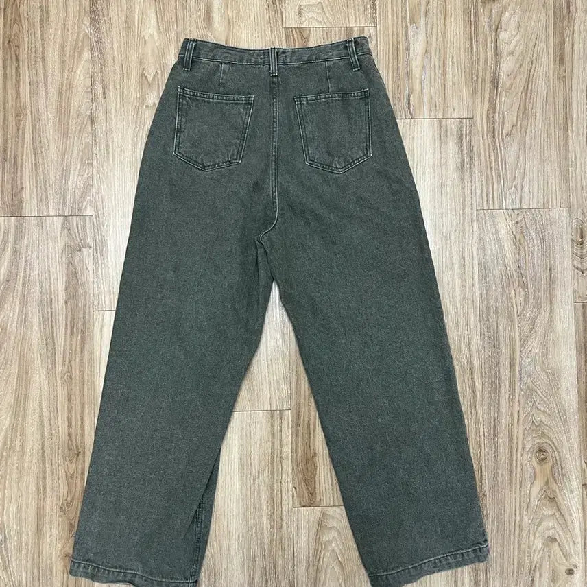 [BUNJANG] Hirisk Khaki Wide Leg Jeans Size 29 / Hirisk 카키 와이드 청바지 29