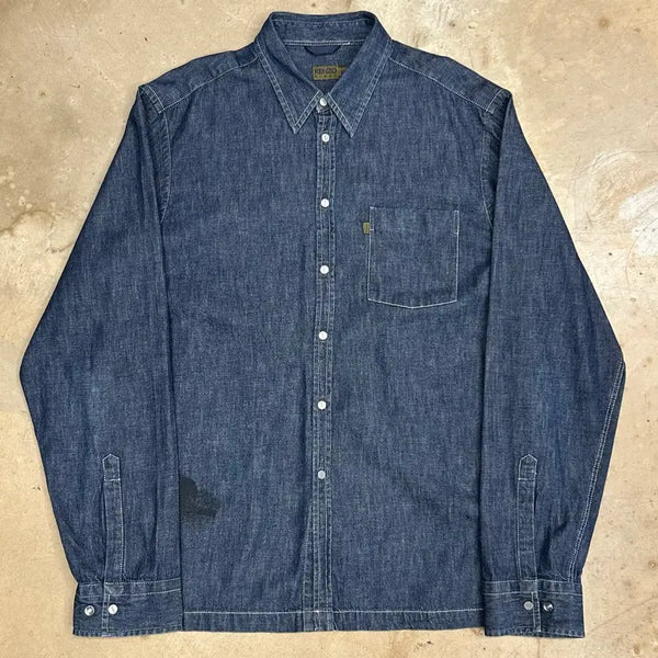 [BUNJANG] Kenzo Denim Shirt Jacket XL / 겐조 데님 셔츠 자켓 XL