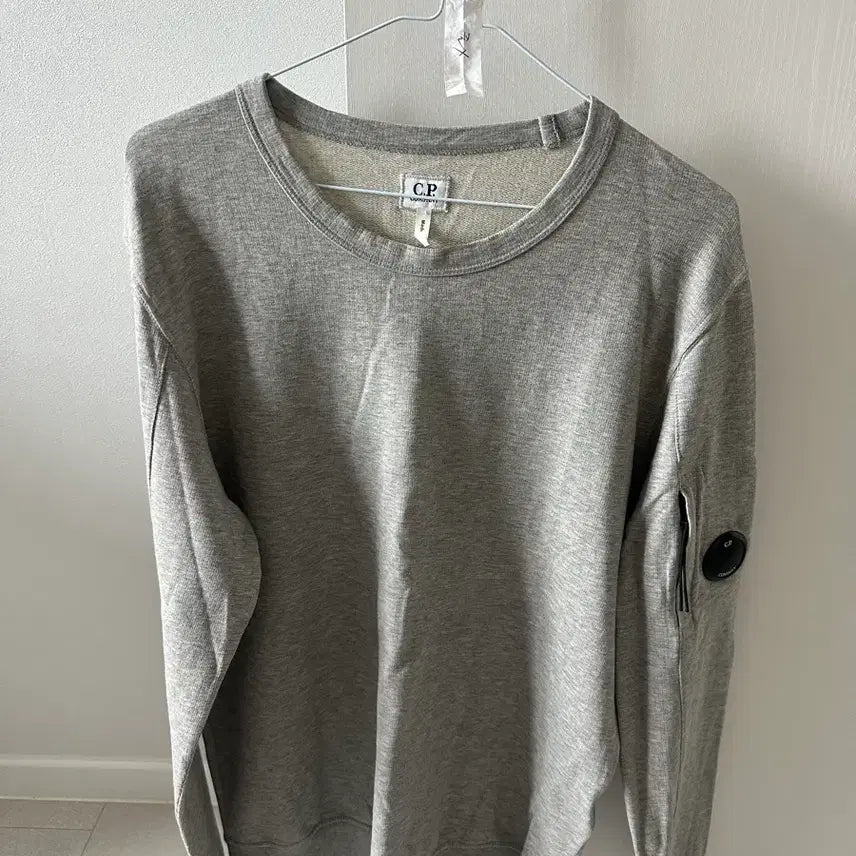 [BUNJANG] CP Company Lens Detail Sweatshirt Grey / CP컴퍼니 렌즈 맨투맨