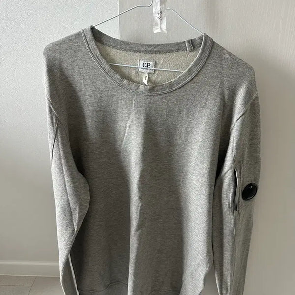 [BUNJANG] CP Company Lens Detail Sweatshirt Grey / CP컴퍼니 렌즈 맨투맨