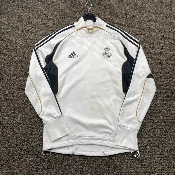[BUNJANG] Adidas Real Madrid White Training Top / 아디다스 레알마드리드 화이트 트레이닝 탑