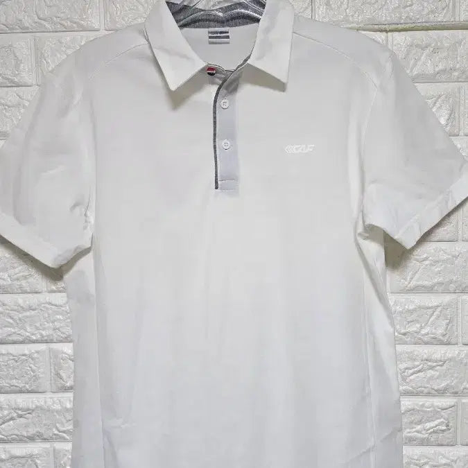 [BUNJANG] Lecaf Men's Golf Wear Collar Short Sleeve T-Shirt White / 르까프정품 골프웨어 남성 카라 반팔티 화이트100