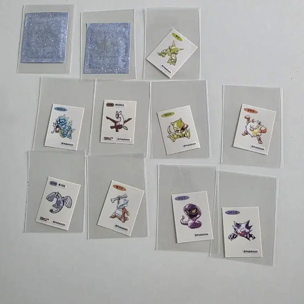 [BUNJANG] Pokemon 30th Anniversary Sticker Collection Bundle (11 Types) / 30주년 포켓몬 띠부띠부씰 11종 일괄 (피카츄 루기아 갸라도스 등)