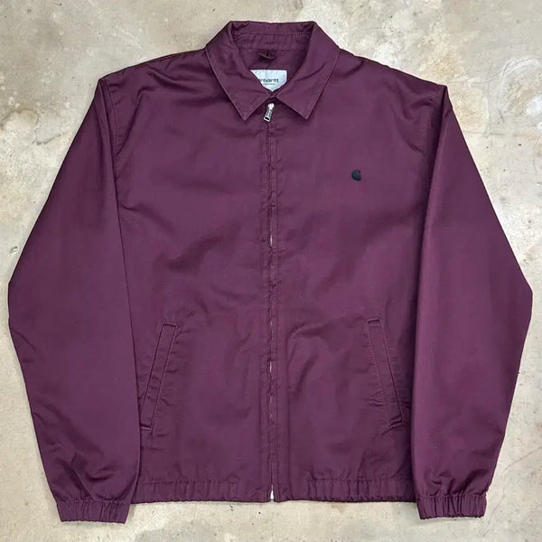 [BUNJANG] Carhartt Burgundy Blouson Jacket Medium / 칼하트 버건디 블루종 자켓 M
