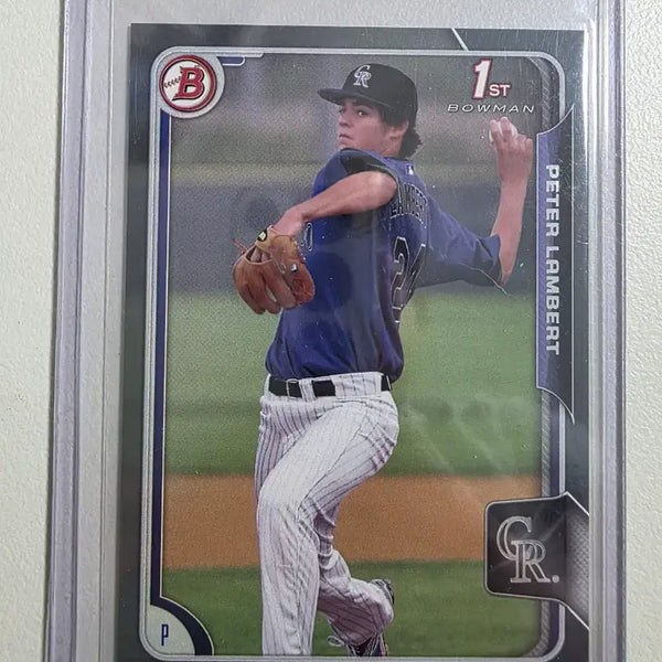 [BUNJANG] 2015 MLB Peter Lambert Baumann Rookie Limited Edition Card Colorado Rockies / 2015 mlb 피터 램버트 루키한정카드 판매 콜로라도로키스