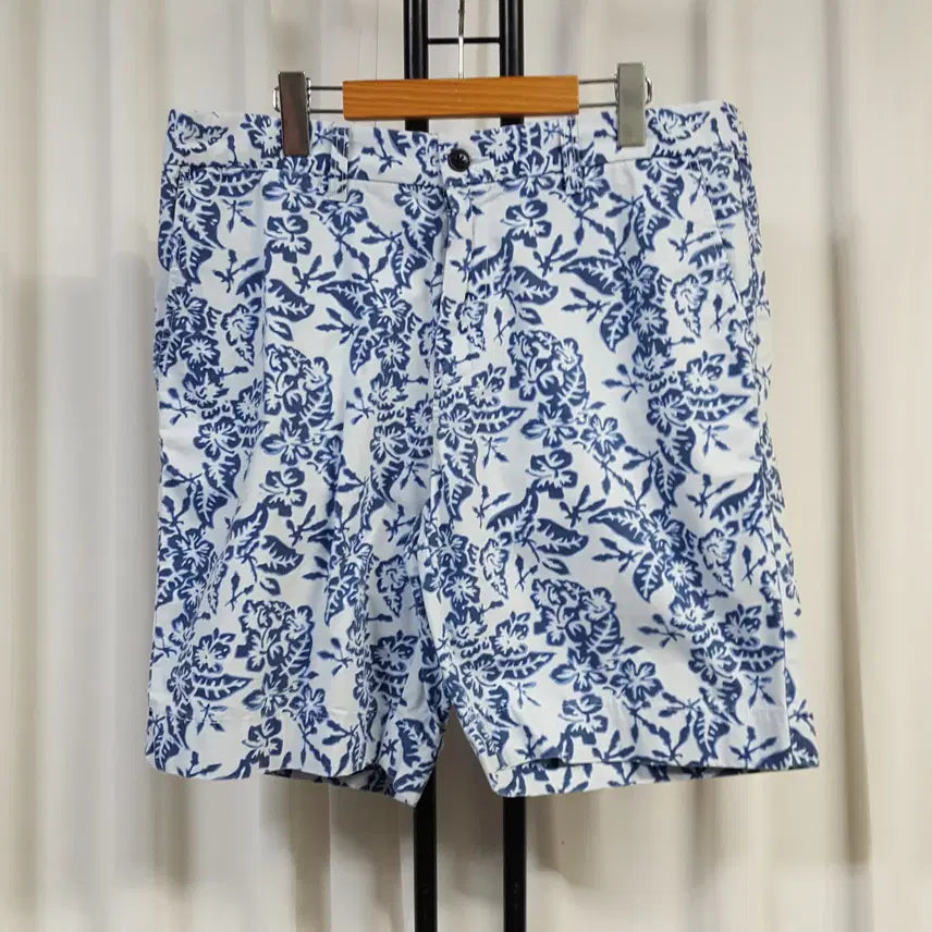 [BUNJANG] Tommy Hilfiger Men's Flower Pattern Shorts (Recommended Size 36) / 타미힐피거 남성 플라워패턴 반바지 36추천 오일장
