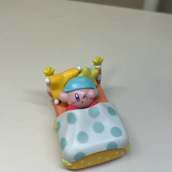 [BUNJANG] Kirby's Happy Morning Bed Gacha Figure / 별의 커비 해피모닝 침대 가챠 피규어