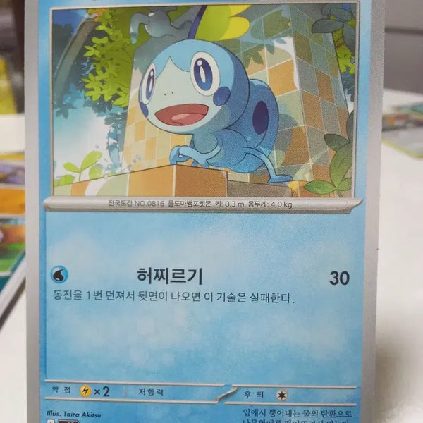 [BUNJANG] Pokemon Card Turtwig M1S 021/063 C / 포켓몬 카드 울머기 m1S 021/063 C