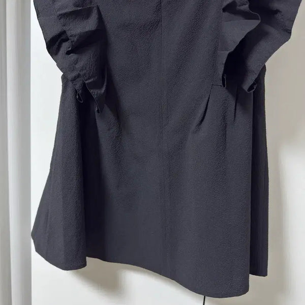 [BUNJANG] Burmula Frill Short Sleeve T-Shirt / 버뮬라 프릴 반팔
