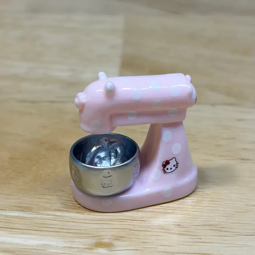 [BUNJANG] Hello Kitty Dot Pattern Miniature Mixing Bowl / 미니어쳐 키티 믹싱볼