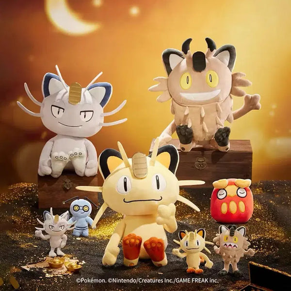 [BUNJANG] Pokemon Meowth, Alolan Meowth, Galarian Meowth, Scorbunny Plush & Keychain Set / 포켓몬스터 나옹 알로라 나옹 가라르 나옹 달막화 인형 키링