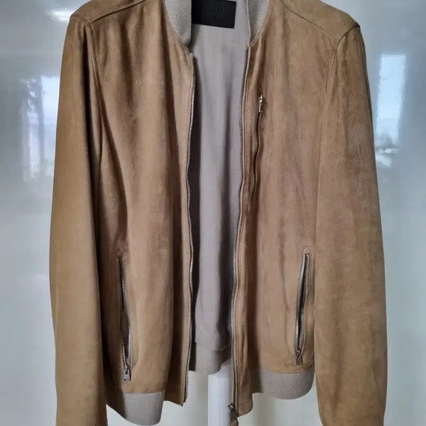 [BUNJANG] AllSaints Kemble Suede Bomber Jacket M / 올세인츠  켐블 스웨이드 봄버자켓