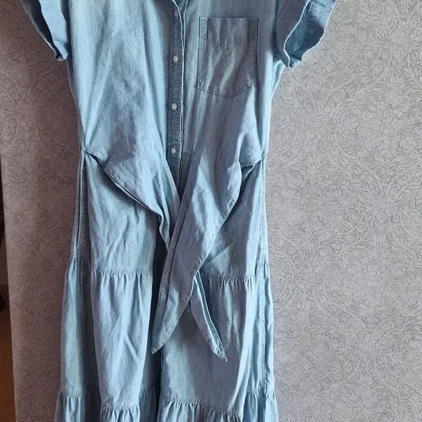 [BUNJANG] Polo Ralph Lauren Denim Shirt Dress / 폴로 랄프로렌 데님 셔츠 원피스