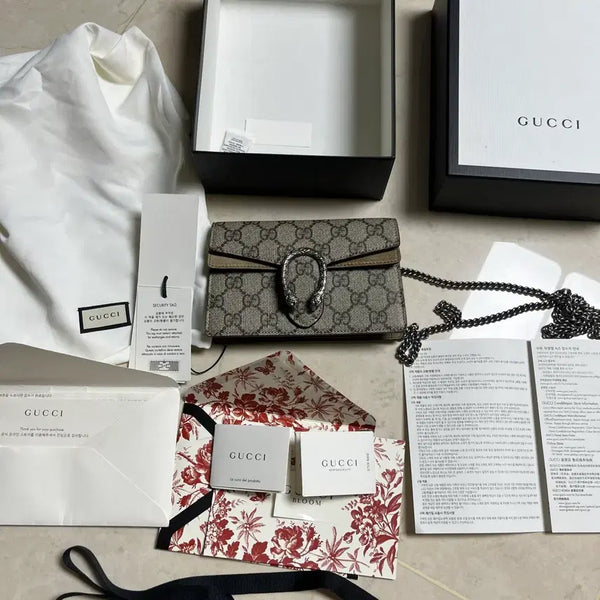 [BUNJANG] Gucci Dionysus Super Mini Bag GG Supreme / 구찌 디오니소스 디오니서스 수퍼미니백 GG
