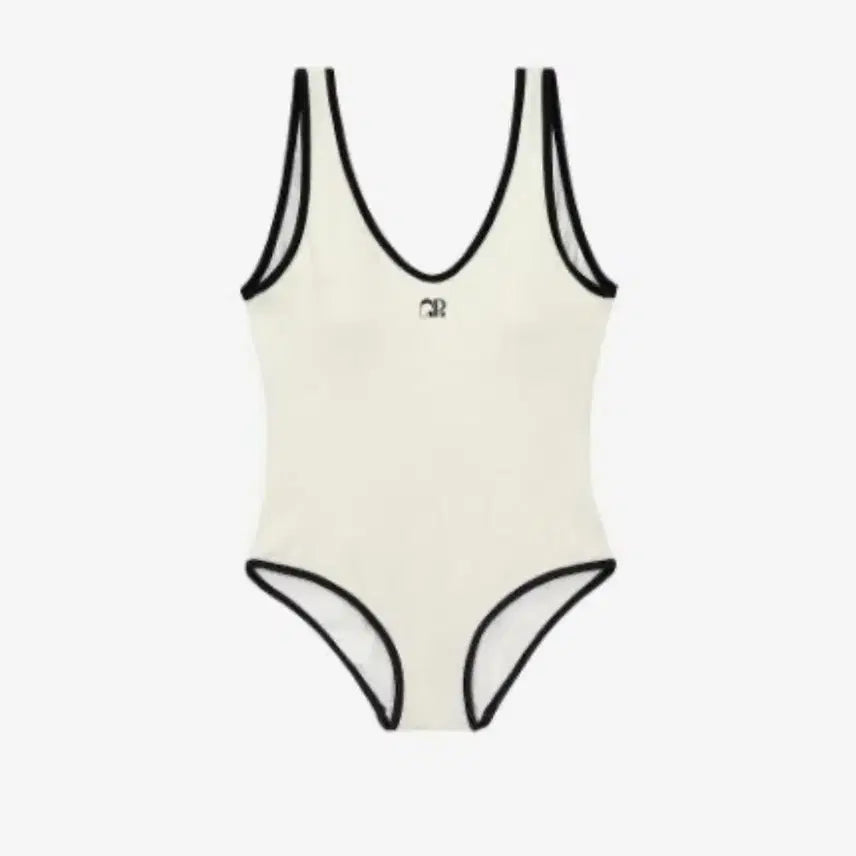 [BUNJANG] Grove Swimwear "Babe" One-Piece Swimsuit - Ivory / 그로브 수영복 볼스윔 수트 아이보리s