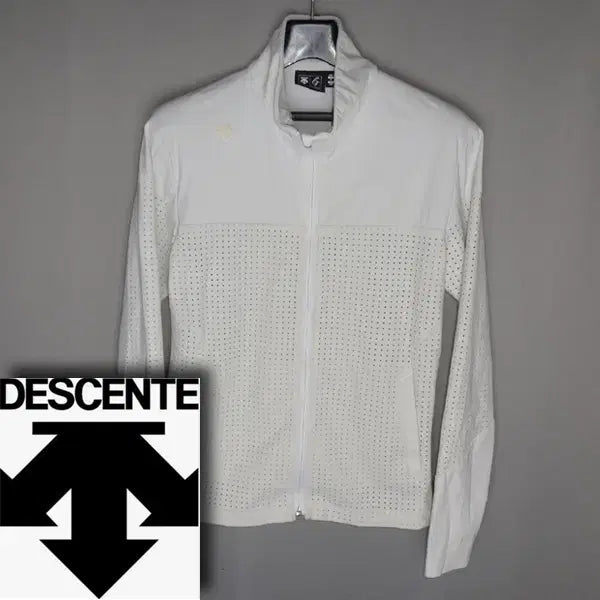 [BUNJANG] Descente Men's Spandex Jersey Jacket Golf Jumper / 데상트/남성90-95/스판저지자켓골프점퍼/달순구제155