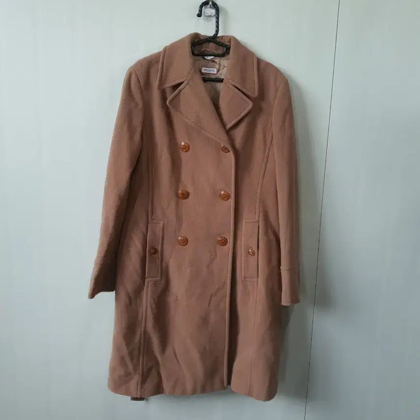 [BUNJANG] Max Mara Double-Button Coat Beige / 막스앤코 정품 더블버튼 코트 8 베이지