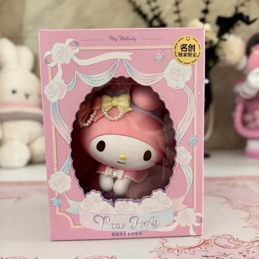 [BUNJANG] Sanrio Miniso Rose Party My Melody Figure / 산리오 미니소 로즈파티 마멜 피규어