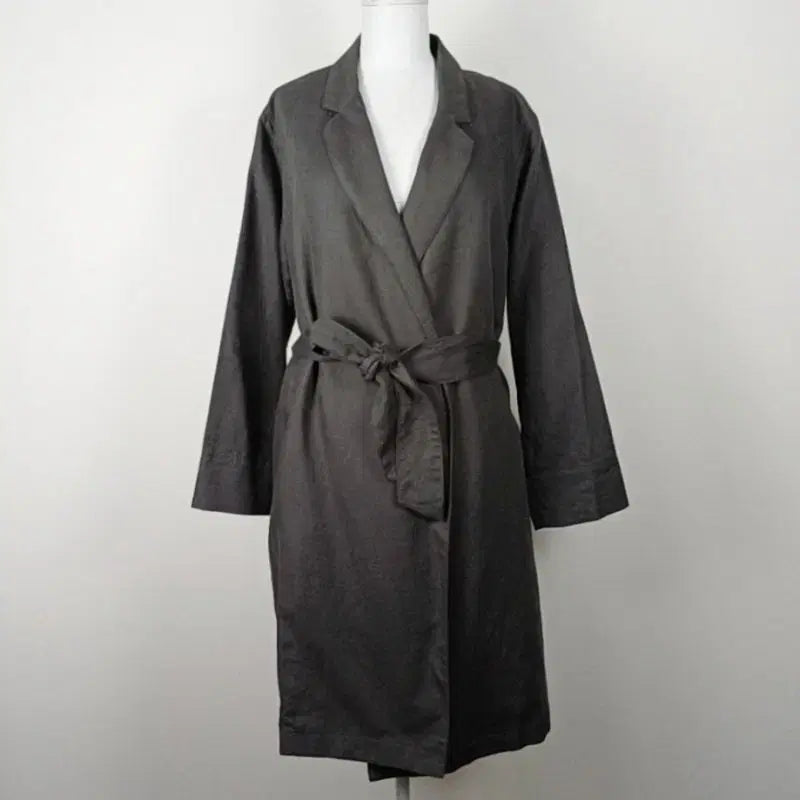 [BUNJANG] Epigram Linen Belted Jacket Coat Women's M / 에피그램/린넨 마 벨티드 자켓 코트 여M 66/라덴